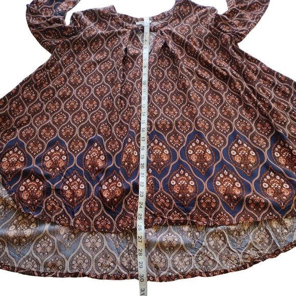 Jodifl Blouse Small Long Sleeve High Low Hem - Picture 4 of 10